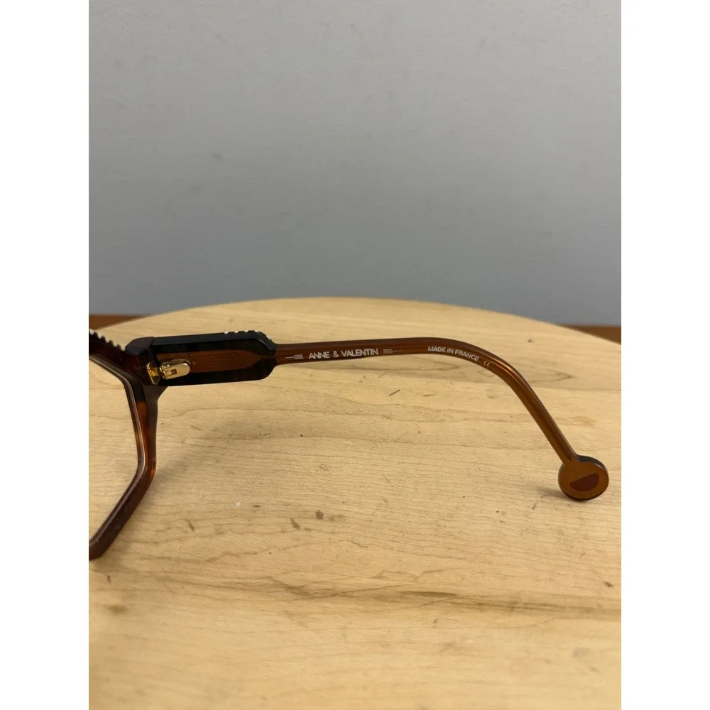 Anne & Valentin Go On 22C06 Tortoise Eyeglasses Frames 49-21-147 France W Case